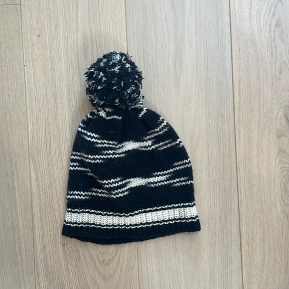 Missoni white and black pom pom winter hat